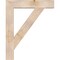 Ekena Millwork Traditional Block Smooth Bracket, Douglas Fir, 5 1/2"W x 34"D x 42"H BKT06X34X42TRA05SDF - alternate 4